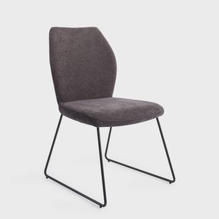 Jesper Home Eetkamerstoel 'Ikata' Slide Black, kleur Almost Black