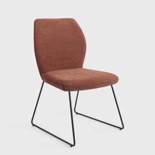 Jesper Home Eetkamerstoel 'Ikata' Slide Black, kleur Cosy Copper