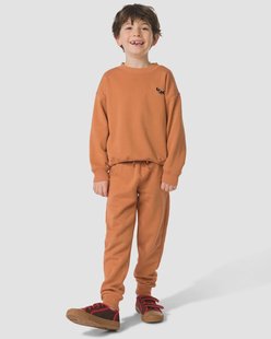 HEMA Kinderbroek sweatstof bruin (bruin)