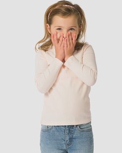 HEMA Kinder T-shirt rib ecru (ecru)