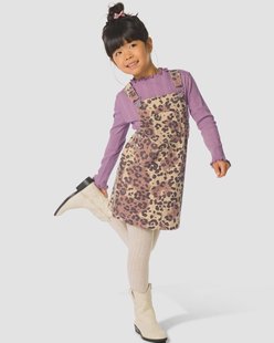 HEMA Kinderjurk dierenprint lichtbruin (lichtbruin)