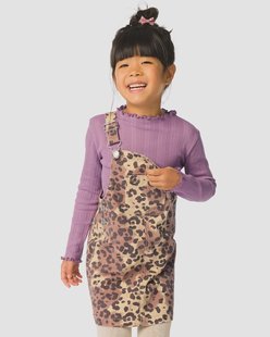 HEMA Kinder T-shirt fijngebreid paars (paars)