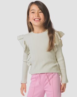 HEMA Kinder T-shirt rib groen (groen)