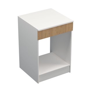 Prim Ovenkast 60cm - Eiklook - Melamine 16mm - 60x89x59cm