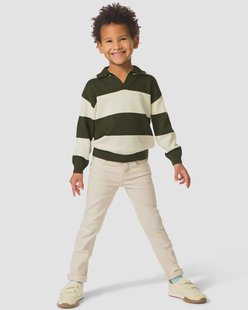 HEMA Kinderbroek jogdenim zand (zand)