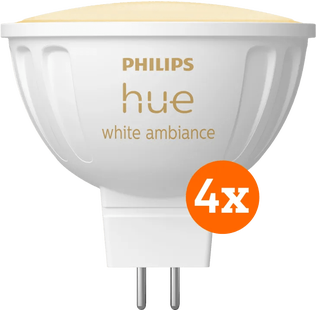 Philips Hue spot White Ambiance MR16 4-pack