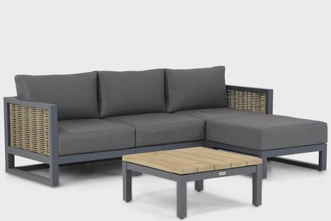 Santika Salviano/Riviera 75 cm chaise longue loungeset 5-delig