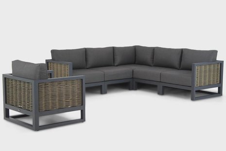 Santika Salviano hoek loungeset 6-delig