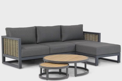 Santika Salviano/Westfield chaise longue loungeset 5-delig