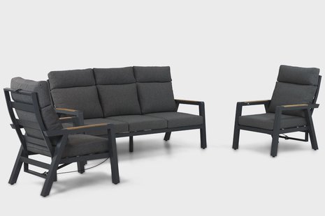 Lifestyle Marseille stoel-bank loungeset 3-delig