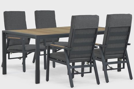 Lifestyle Marseille/Valence 180 cm dining tuinset 5-delig