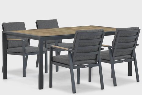 Lifestyle Marseille/Valence 180 cm dining tuinset 5-delig