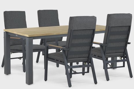 Lifestyle Marseille/Riviera 180 cm dining tuinset 5-delig