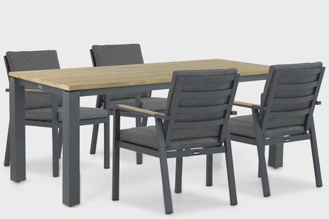 Lifestyle Marseille/Riviera 180 cm dining tuinset 5-delig
