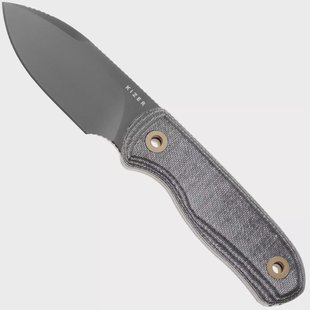 Kizer Vanguard Drop Bear Fix 1094A4 DLC S45VN, Grey Micarta, vaststaand mes, Azo design
