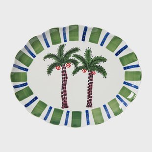 Bord palmboom - multikleur - 3x39x32 cm