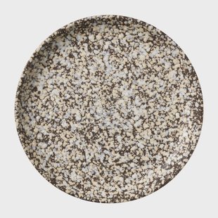 Dinerbord olivo - bruin - ø25.5x2.8 cm