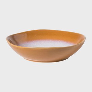 Diep bord roots - oranje - ø20x5.4 cm