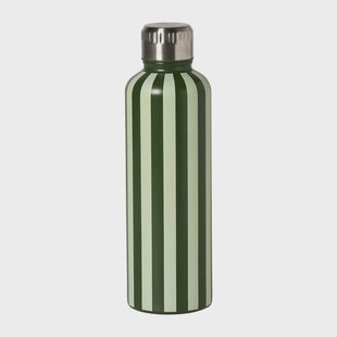 Drinkfles streep - groen - 500 ml