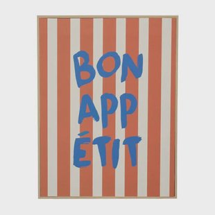 Mica Decorations schilderij Bon Appetit (31x41 cm)