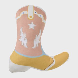Kussen cowboy laars - multikleur - 32x28 cm