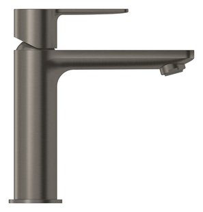 Wastafelmengkraan GROHE Lineare New S-Size Push Open Hard Graphite Geborsteld