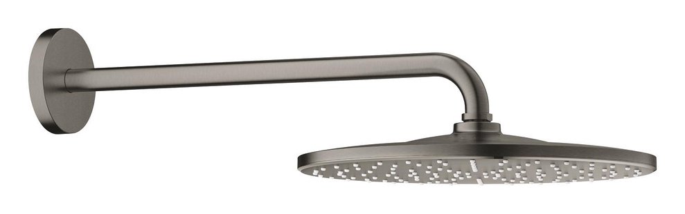 Hoofddoucheset GROHE Rainshower 310 Rond, Mono 9,5 L/M, Hard Graphite Geborsteld