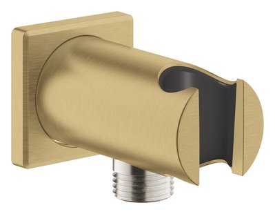 Wandaansluitbocht GROHE Rainshower Met Houder Vierkant, Cool Sunrise Geborsteld