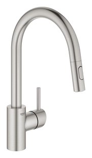 Keukenmengkraan GROHE Concetto Uittrekbare Dual Spray (Grohe Zero)