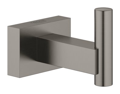 Haak GROHE Essentials Cube Hard Graphite Geborsteld