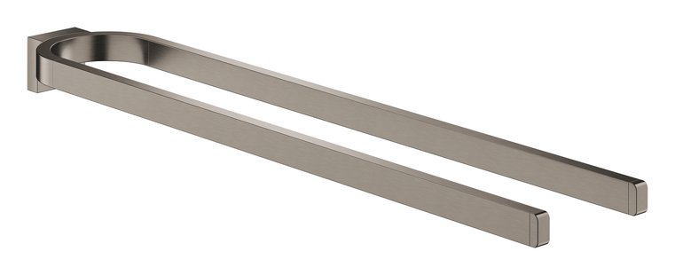 Handdoekhouder GROHE Selection Dubbel Hard Graphite Geborsteld