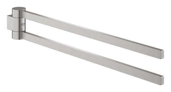 Handdoekhouder GROHE Selection Dubbel Draaibaar Supersteel