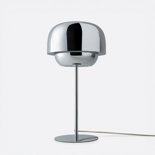 Tafellamp in chroom ijzer, Kinoko