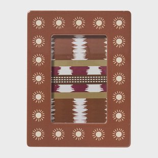 Fotolijst zon - bruin - 15x20 cm