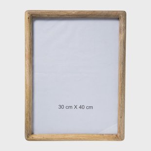 Fotolijst hout - bruin - 30x40 cm