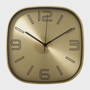 Wandklok - goud/zwart - ø28.7 cm