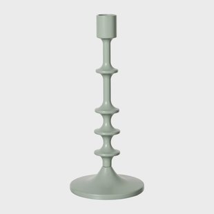 Kandelaar middel - mintgroen - ø10x23.5 cm