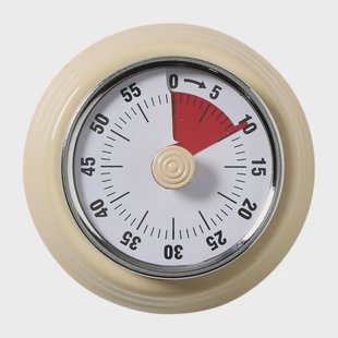 Kookwekker - wit - ø3x7.3 cm