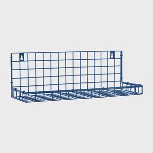 Wandrek draadwerk - blauw - 14x40x14 cm