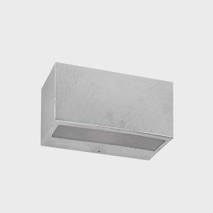 Asker Down LED Buiten Wandlamp L21,5 Verzinkt Norlys - Terras - Aluminium