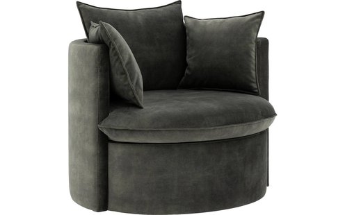 Goossens Fauteuil Bonne, Fauteuil met los zitkussen