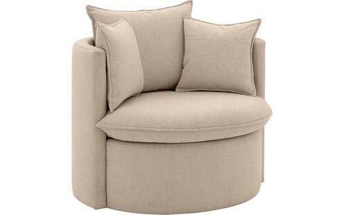 Goossens Fauteuil Bonne, Fauteuil met los zitkussen