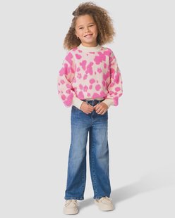 HEMA Kinderjeans wijd middenblauw (middenblauw)