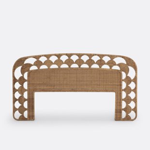 Hoofdbord in gevlochten rotan, Palma