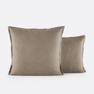 Kussensloop in gewassen linnen Linot