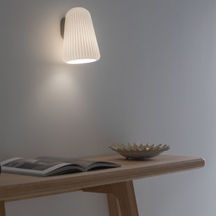 Wandlamp in metaal en glas, Fosca