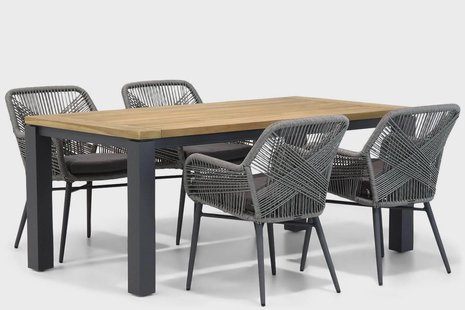 Lifestyle Advance/Veneto 180 cm dining tuinset 5-delig