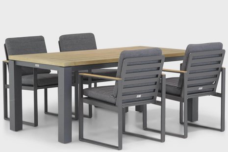 Santika Soray/Veneto 180 cm dining tuinset 5-delig