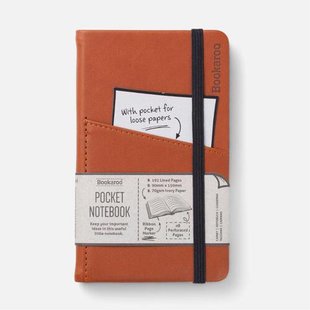 Bookaroo A6 pocket notebook- Brown