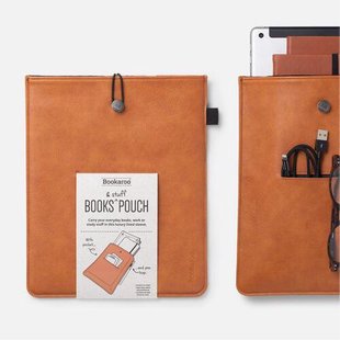 Bookaroo Books & Stuff Pouch - Brown
